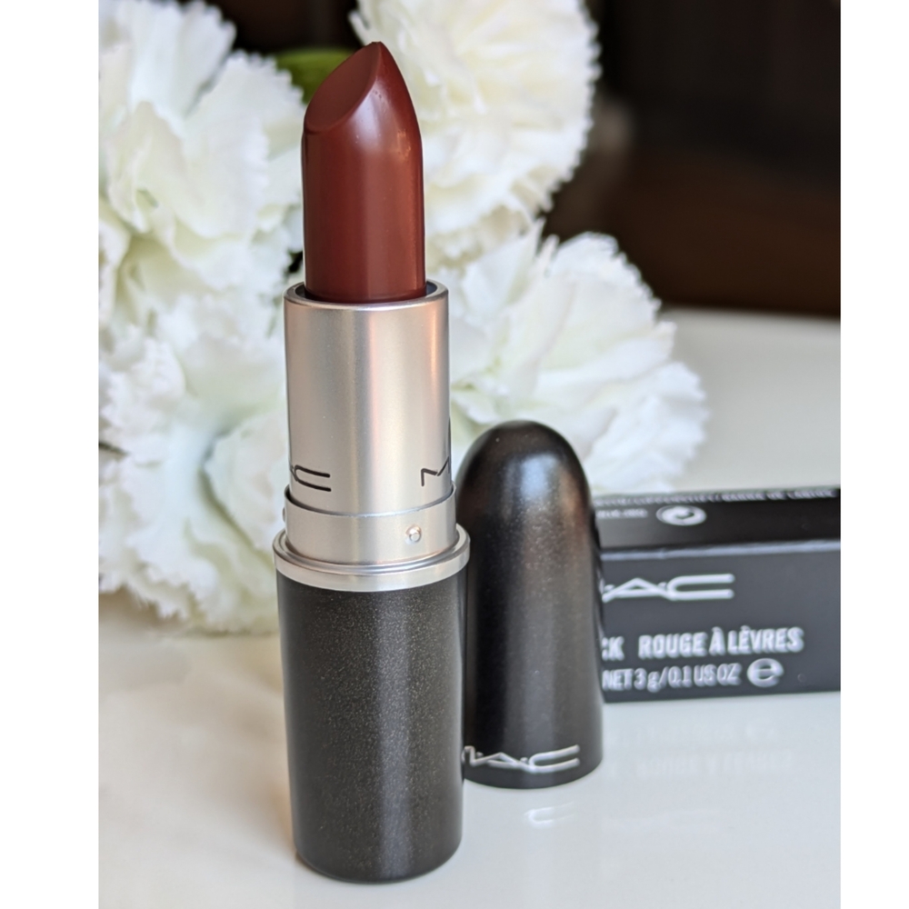 Limited Edition NIB MAC  Matte Lipstick DEEP LOVE-Deep Brown wine/Dark Burgundy